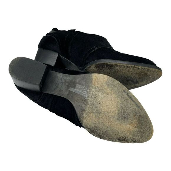 ALEXANDER Wang Black Calf Hair Emily Heels Booties - Picture 10 of 12